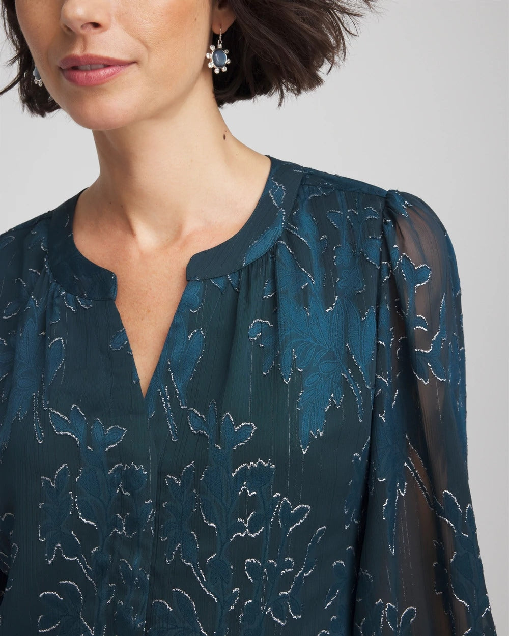 Novelty Texture Blouse - Chico's