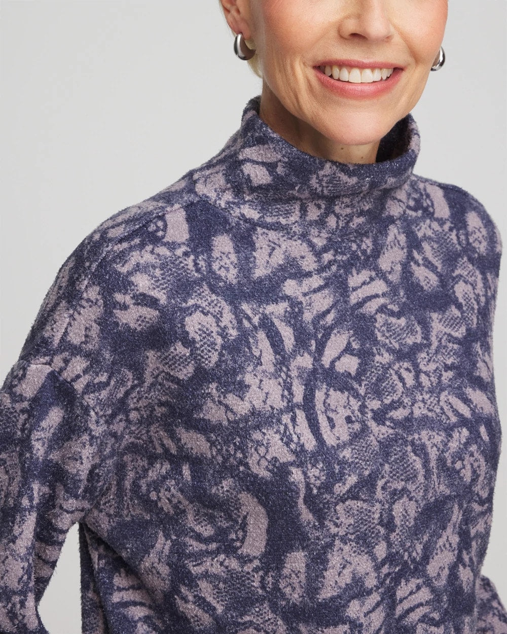 Animal Cozy Turtleneck - Chico's