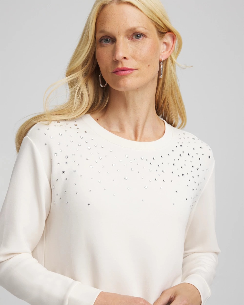 Zenergy® Rhinestone Pullover Top - Chico's