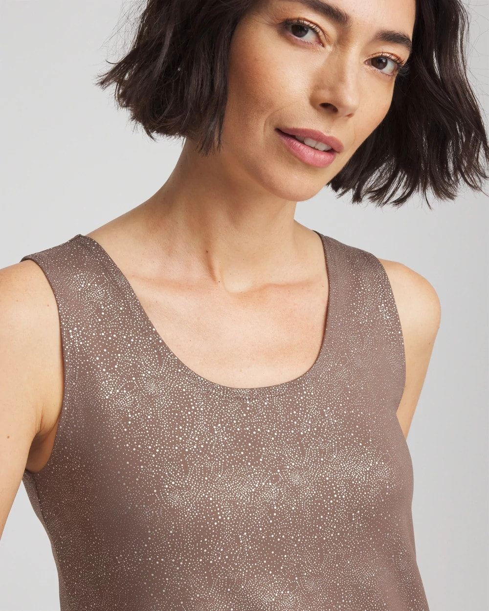 Foiled Microfiber Tank - Chico's