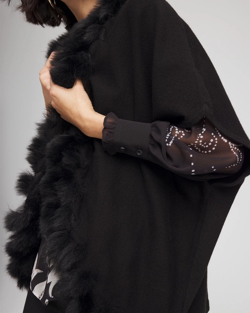 Faux Fur Cocoon - Chico's
