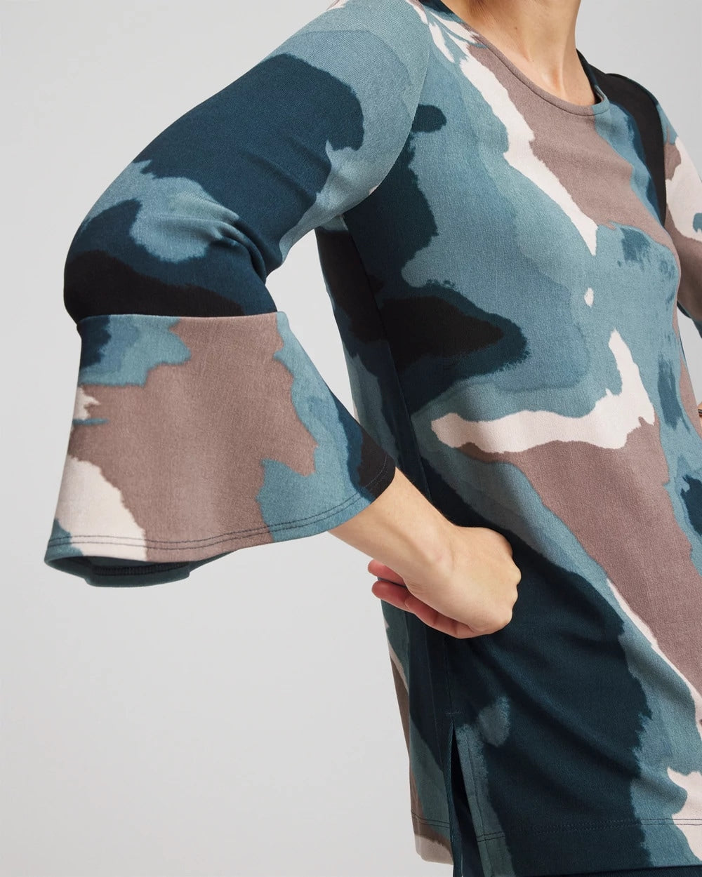 Travelers™ Crystal Flounce Sleeve Tunic - Chico's