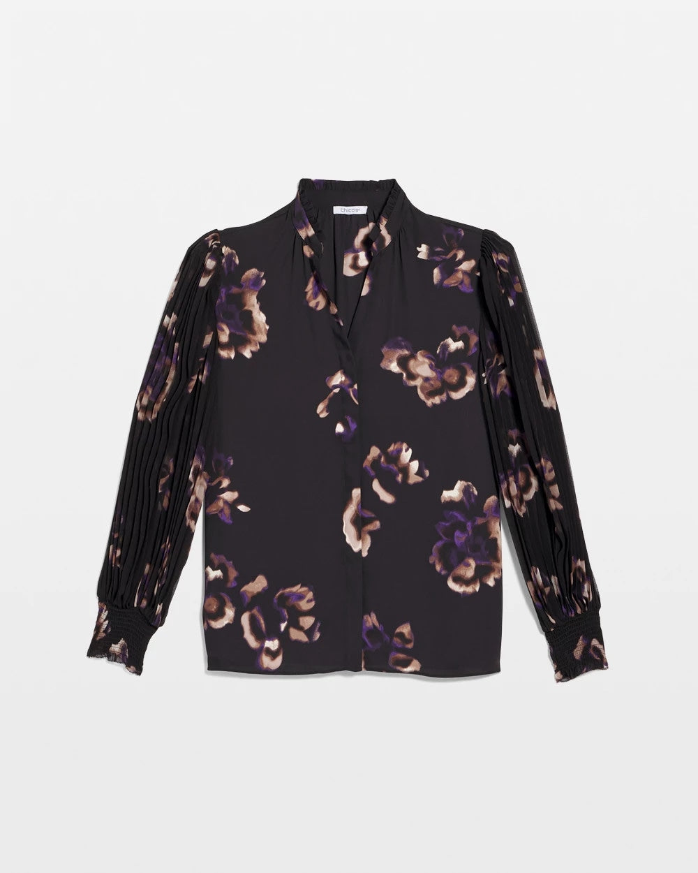 Fjord Flora Opaque Crepe Blouse - Chico's