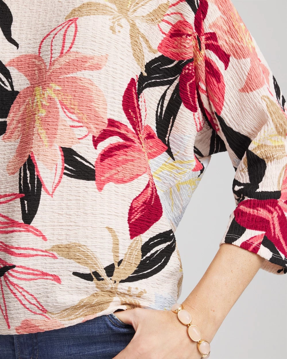 Textured Tapered Dolman Top - Chico's