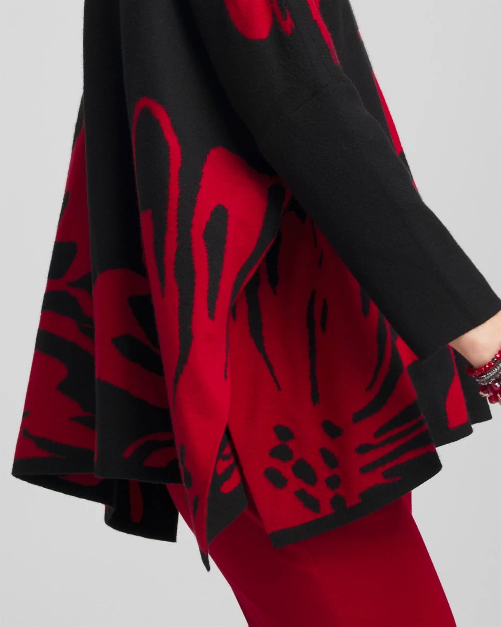 Floral Poncho - Chico's
