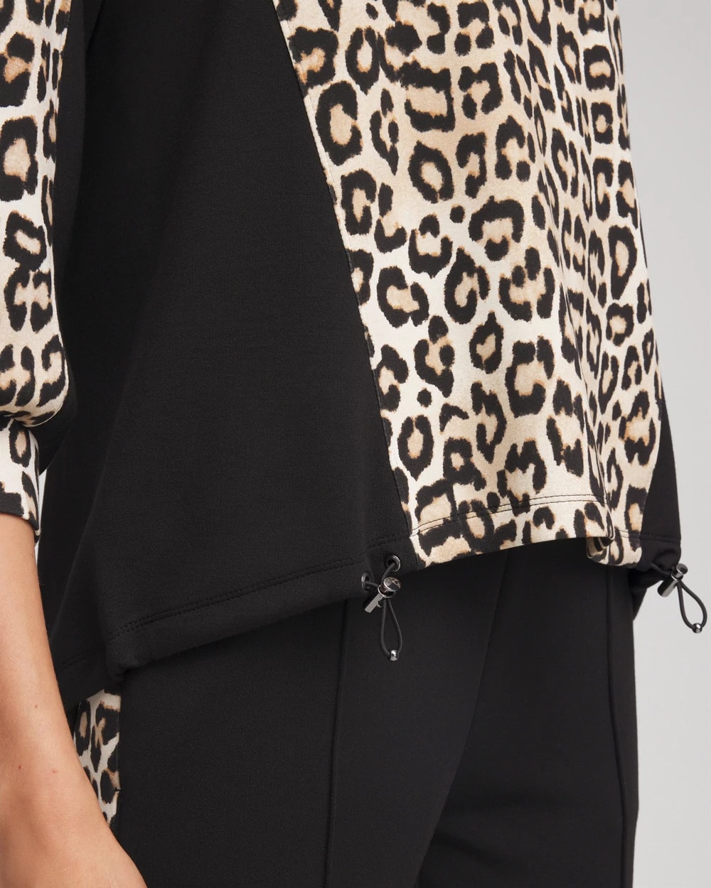 Zenergy® Animal-Print Bungee Top - Chico's