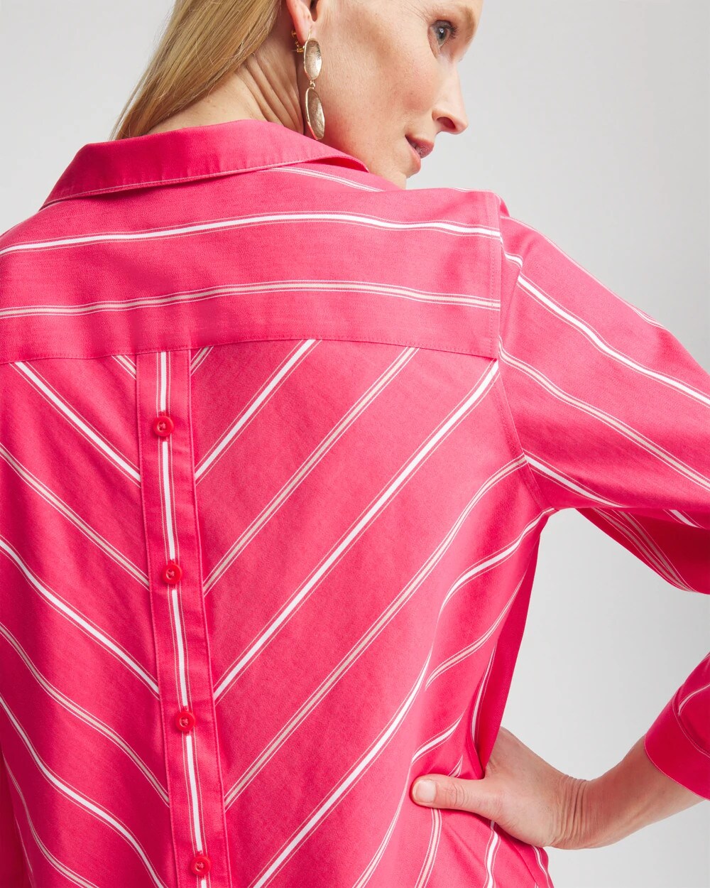 No Iron™ Stretch Stripe Tunic - Chico's