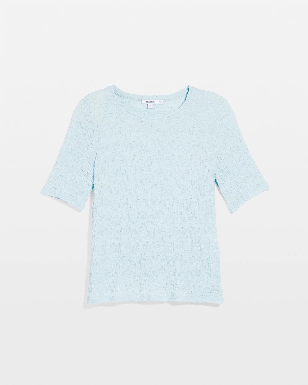 Textured Short-Sleeve Tee - Chico's