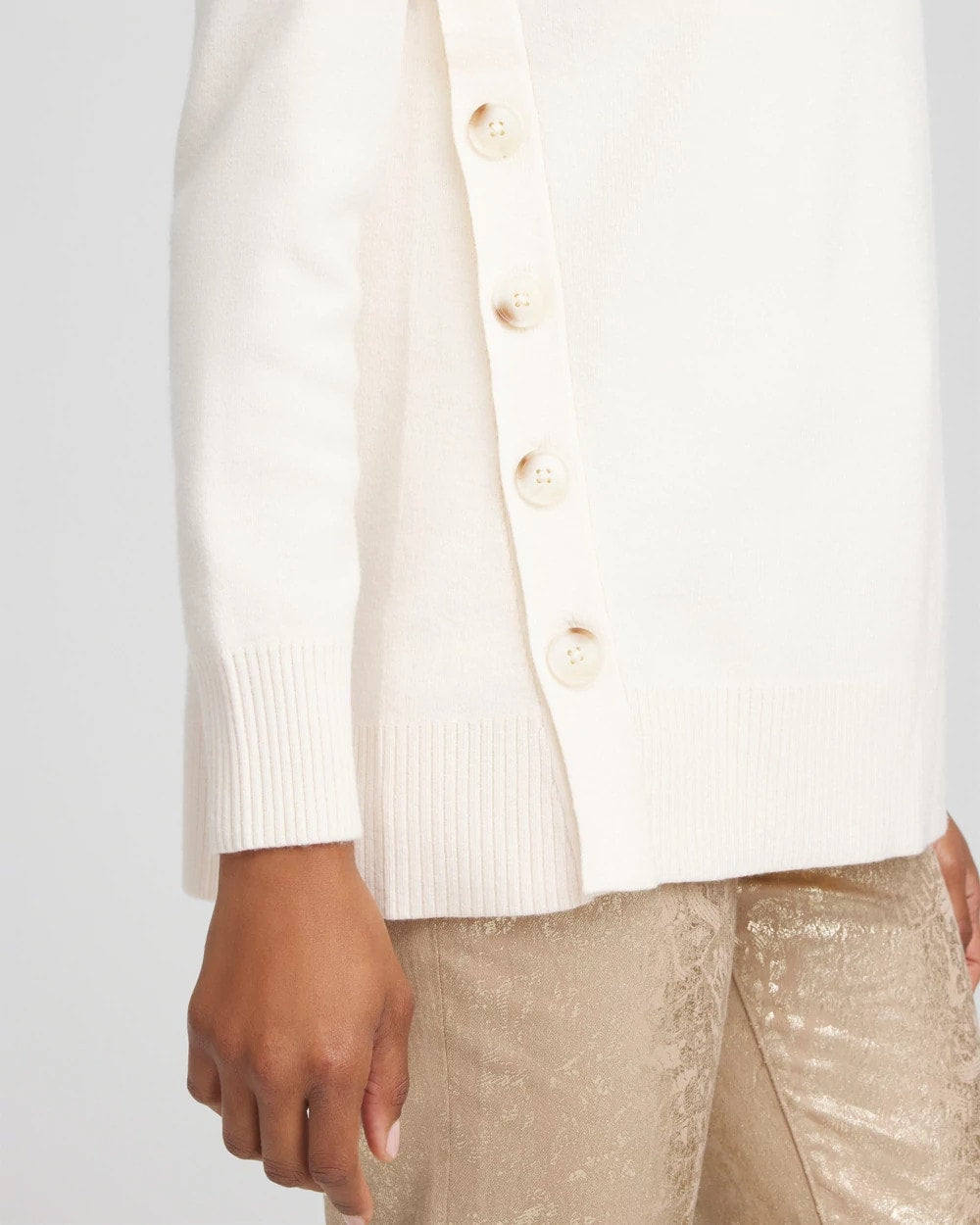 Button Tunic Sweater - Chico's