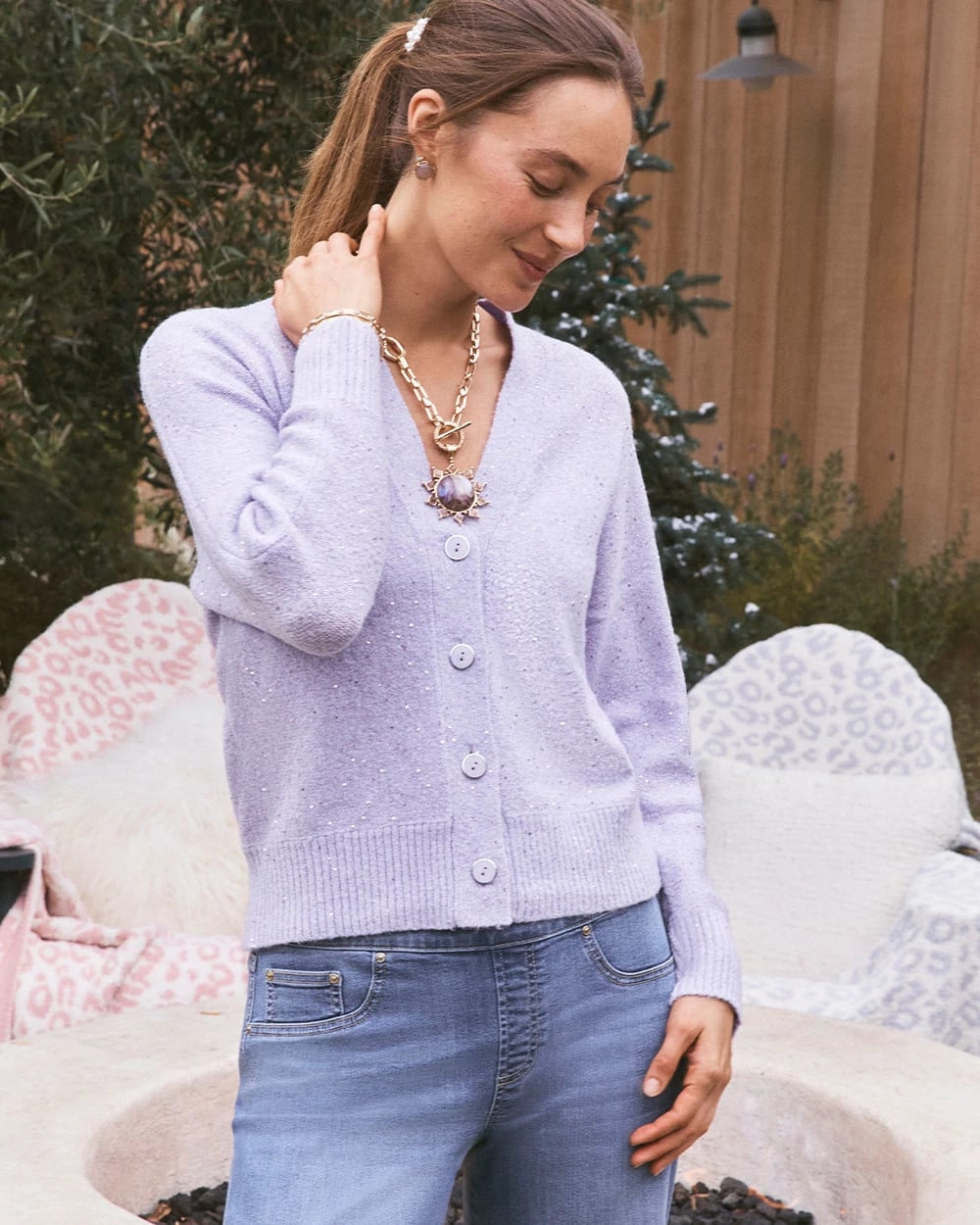 Shine Boyfriend Cardigan - Chico's
