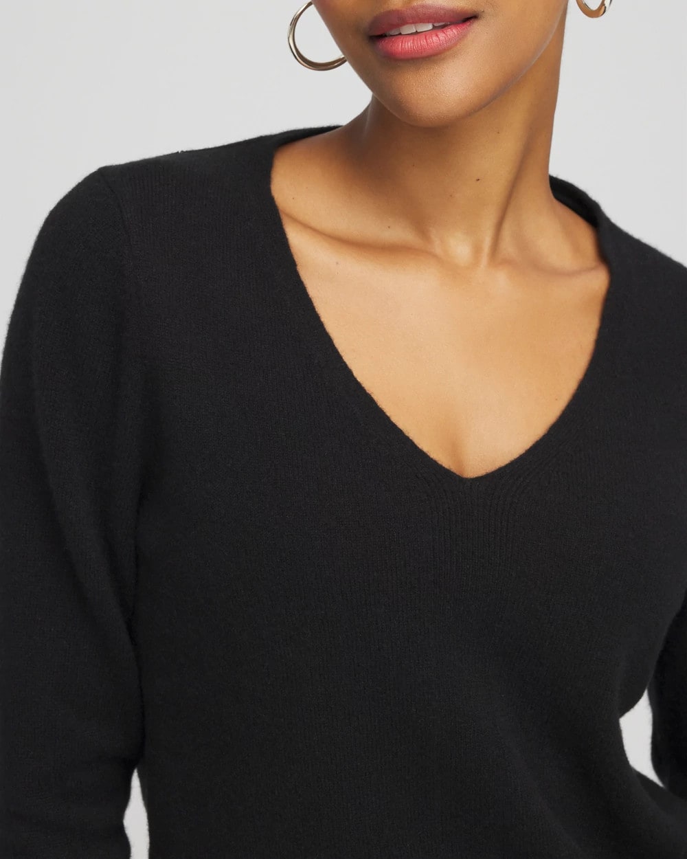Relaxed V-Neck Cashmere Sweater - Chico's
