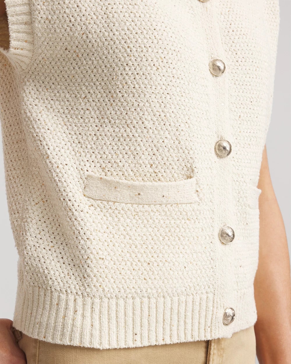 Button-Up Sweater Vest - Chico's