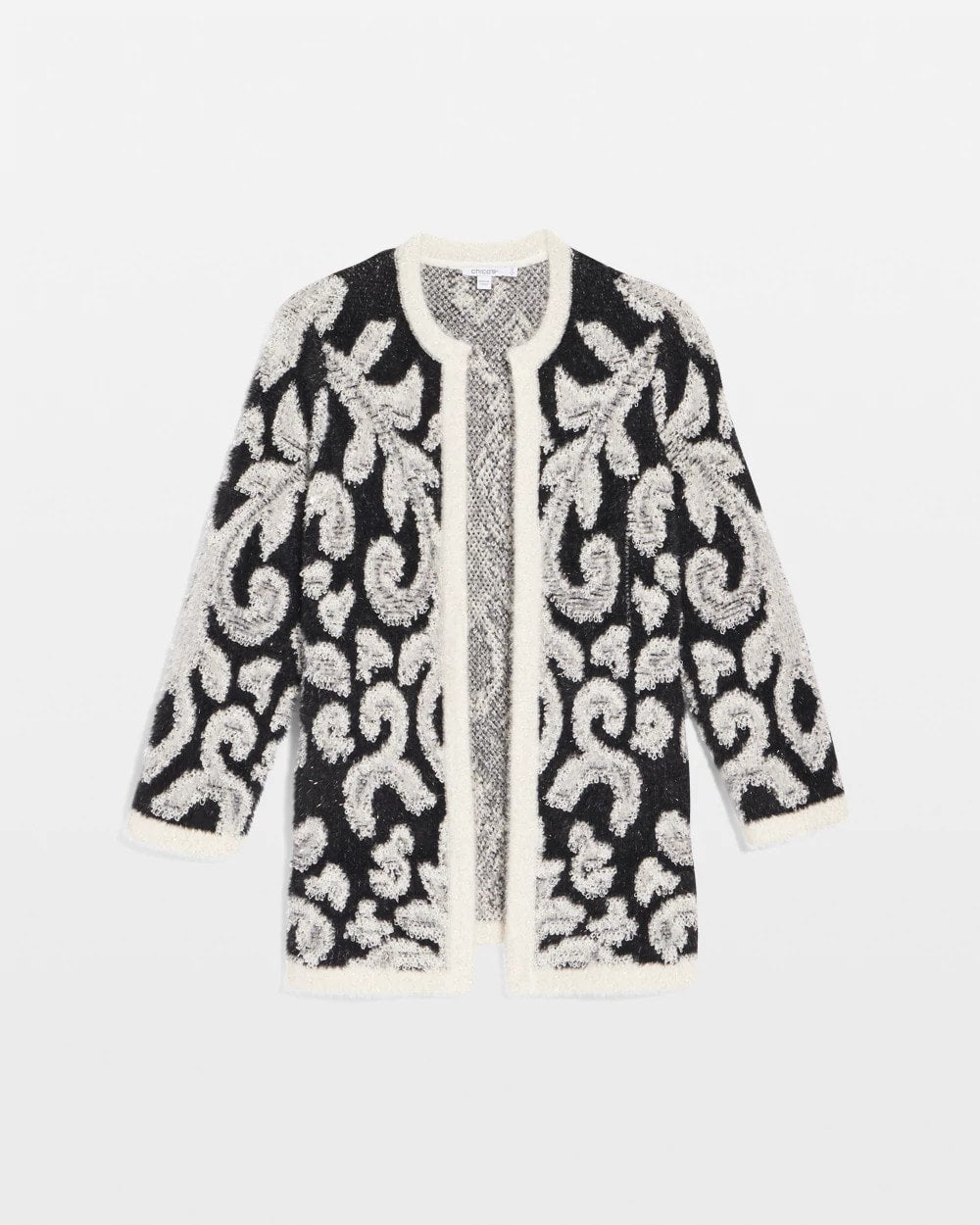 Abstract Fuzzy Cardigan - Chico's