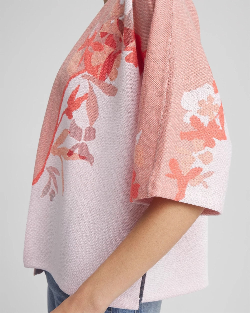 Jacquard Kimono-Style Cardigan - Chico's