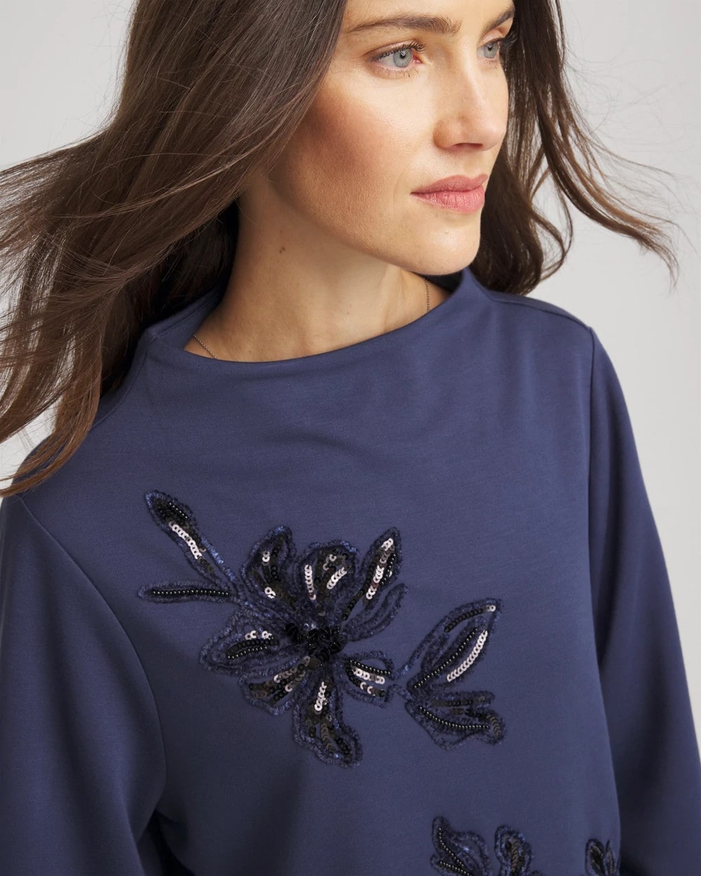 Embellished Structured Top - Chico's