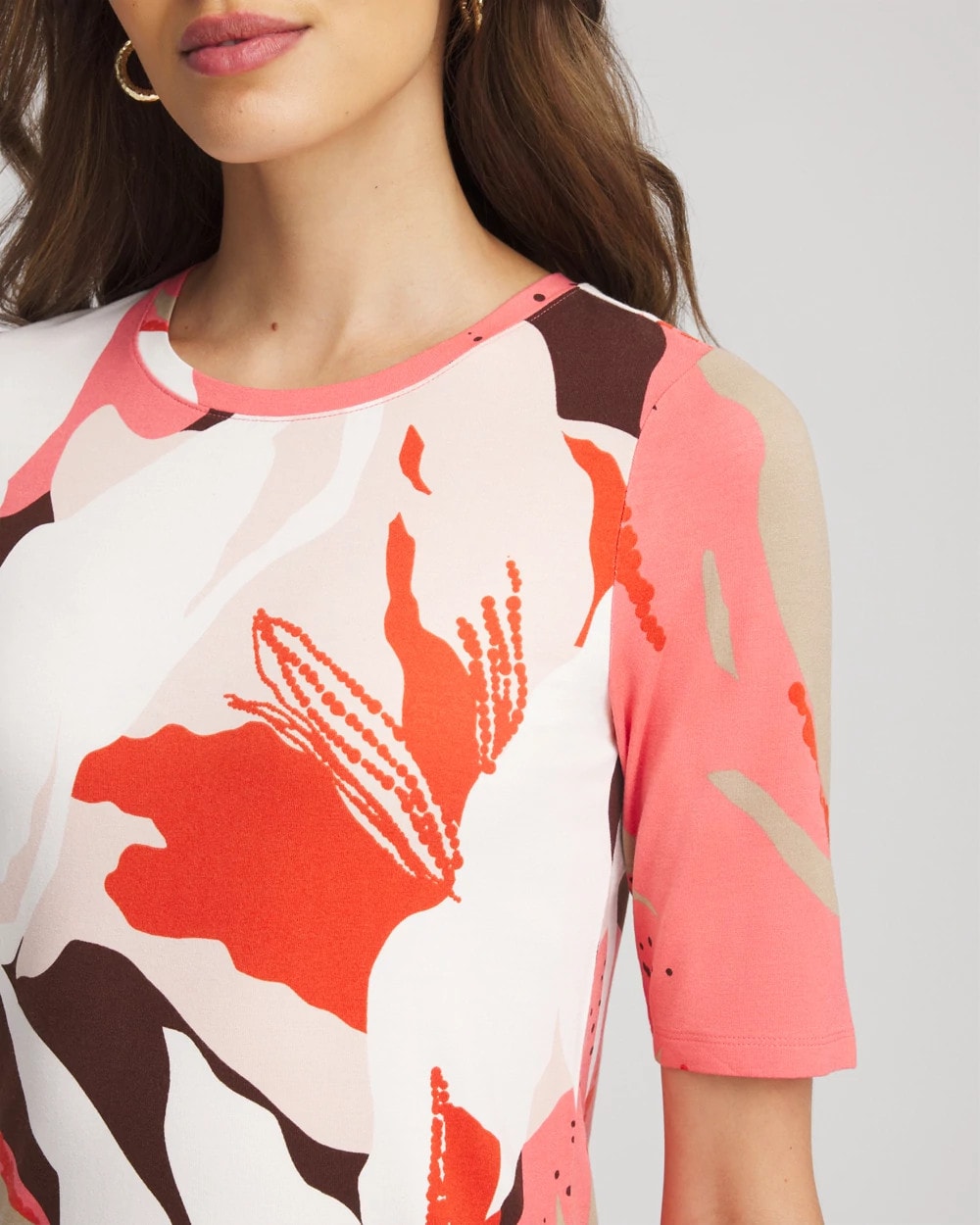 Touch of Cool™ Elbow-Sleeve Perfect Tee - Chico's