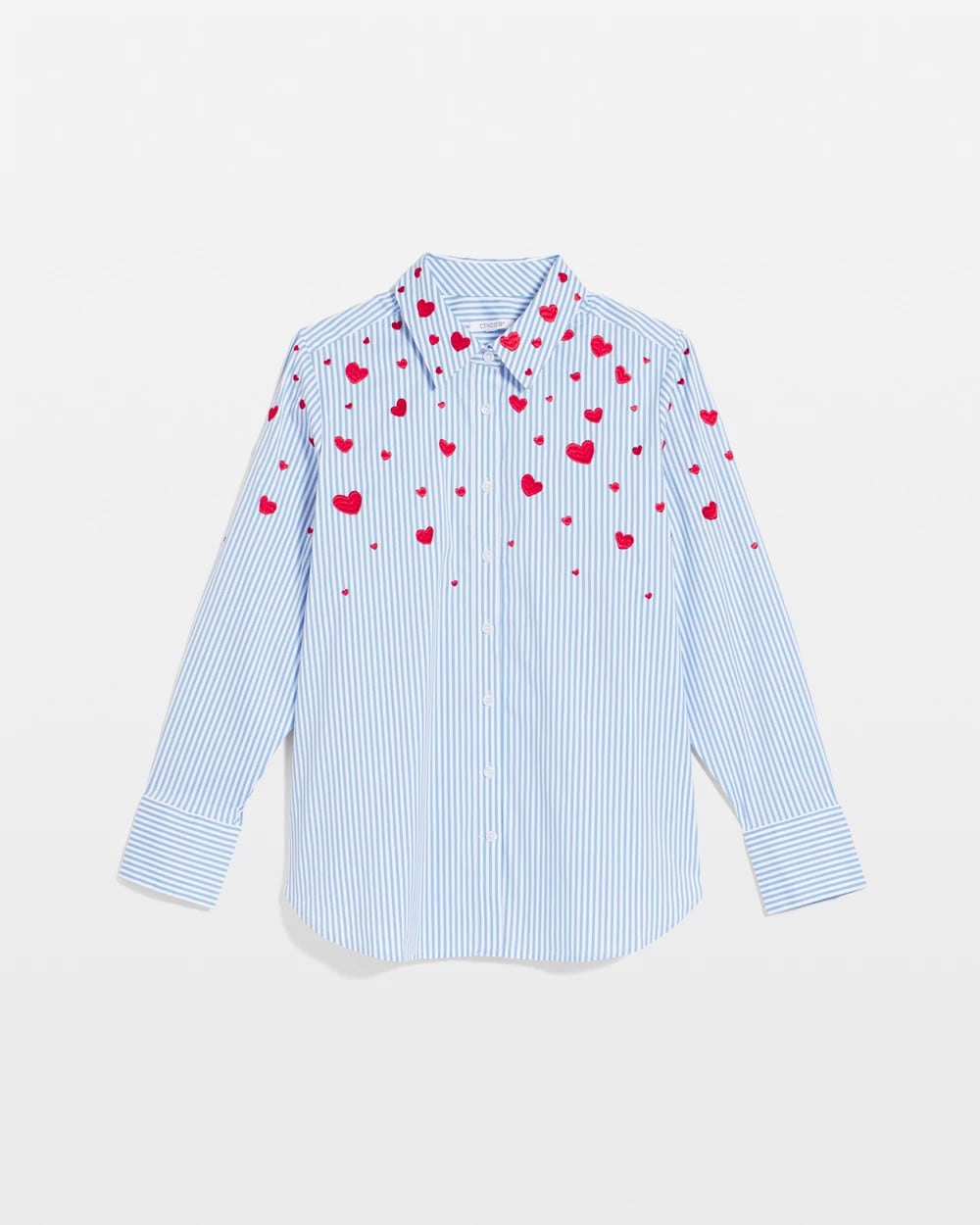 V-Day Striped Poplin Shirt - Chico's