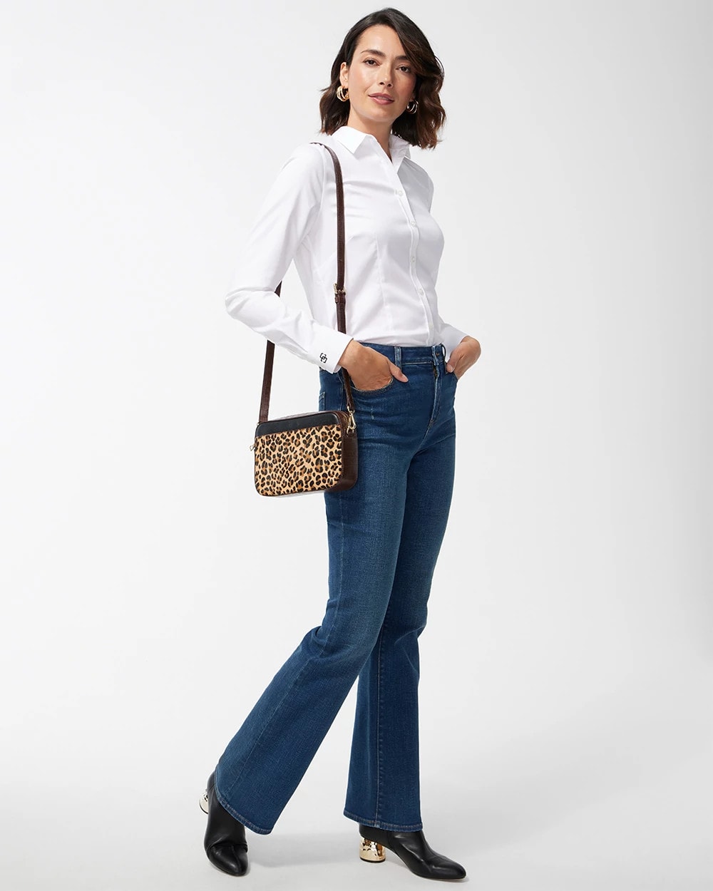 No Iron™ Fitted Stretch Shirt - Chico's