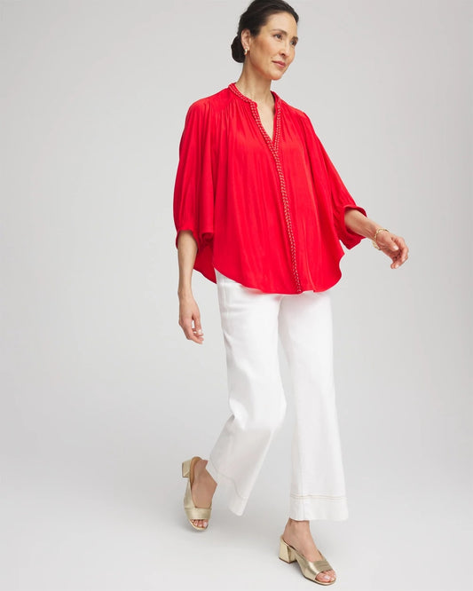 Braided Batwing Blouse - Chico's