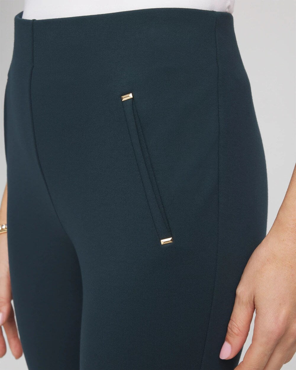 Juliet Slim Trim Detail Ankle Pants - Chico's