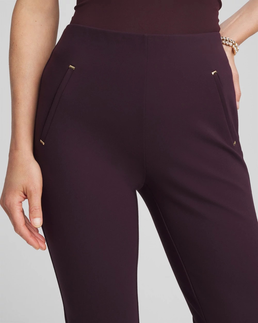 Juliet Slim Trim Detail Ankle Pants - Chico's