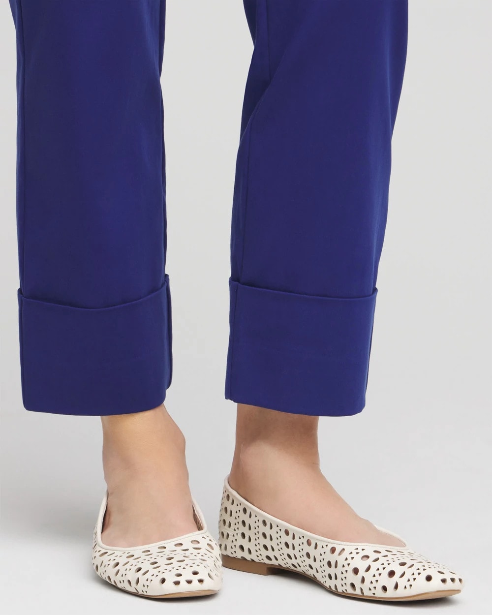 Stretch Sateen Cropped Pants - Chico's