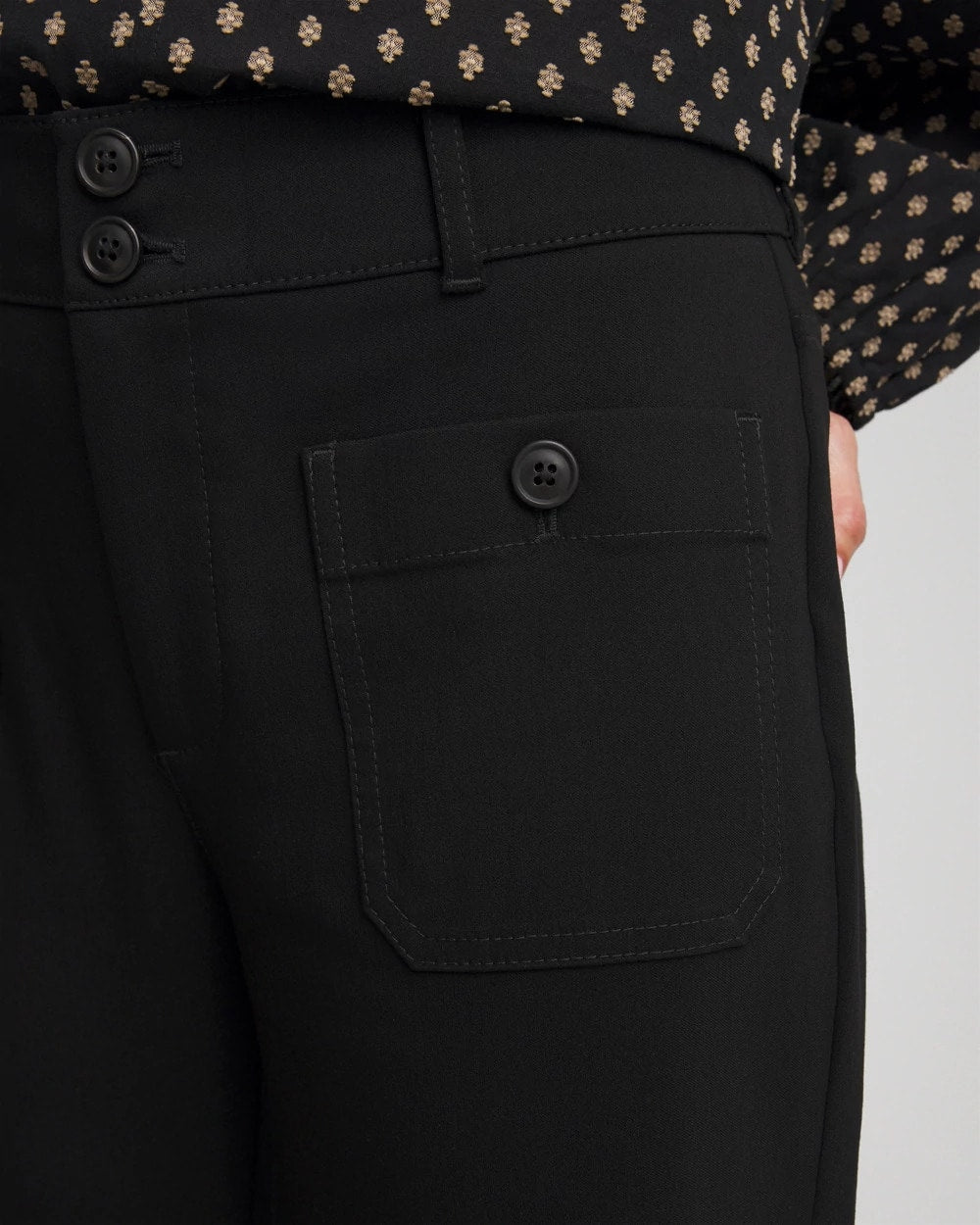 Emme Four Pocket Straight Cropped Pants - Chico's