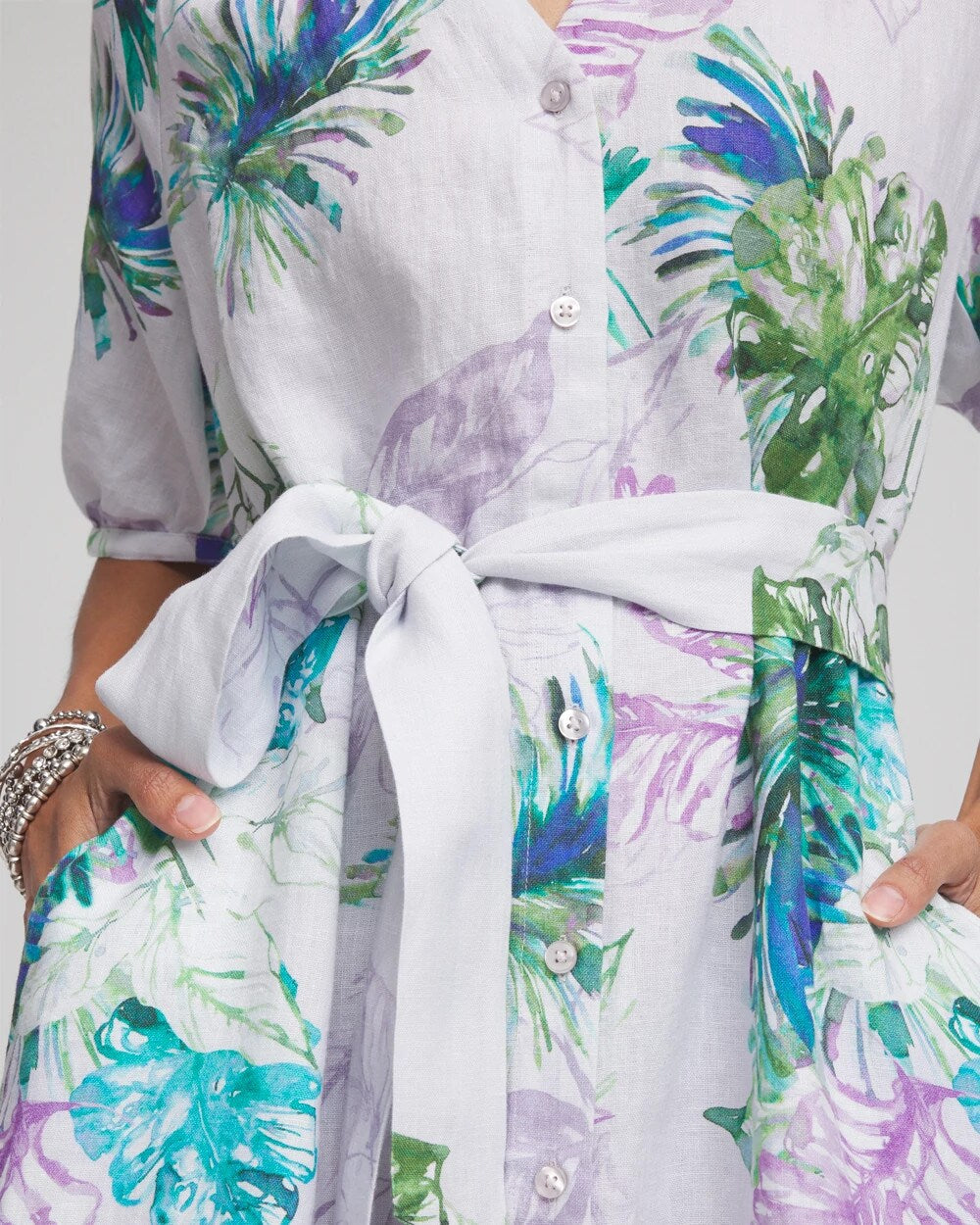 Floral Linen Shirtdress - Chico's