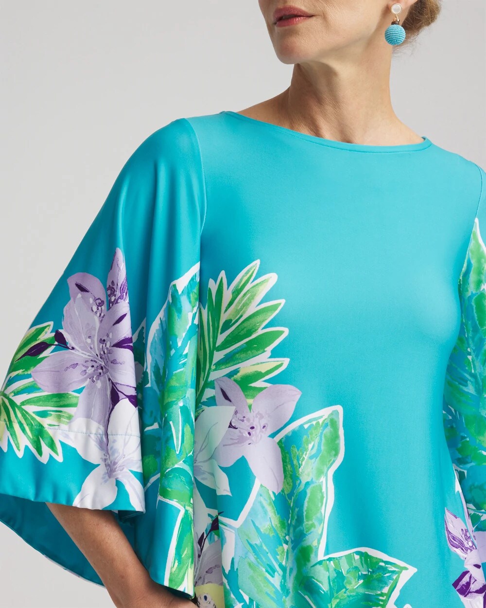 Angel-Sleeve Boat Neck Dress - Chico's