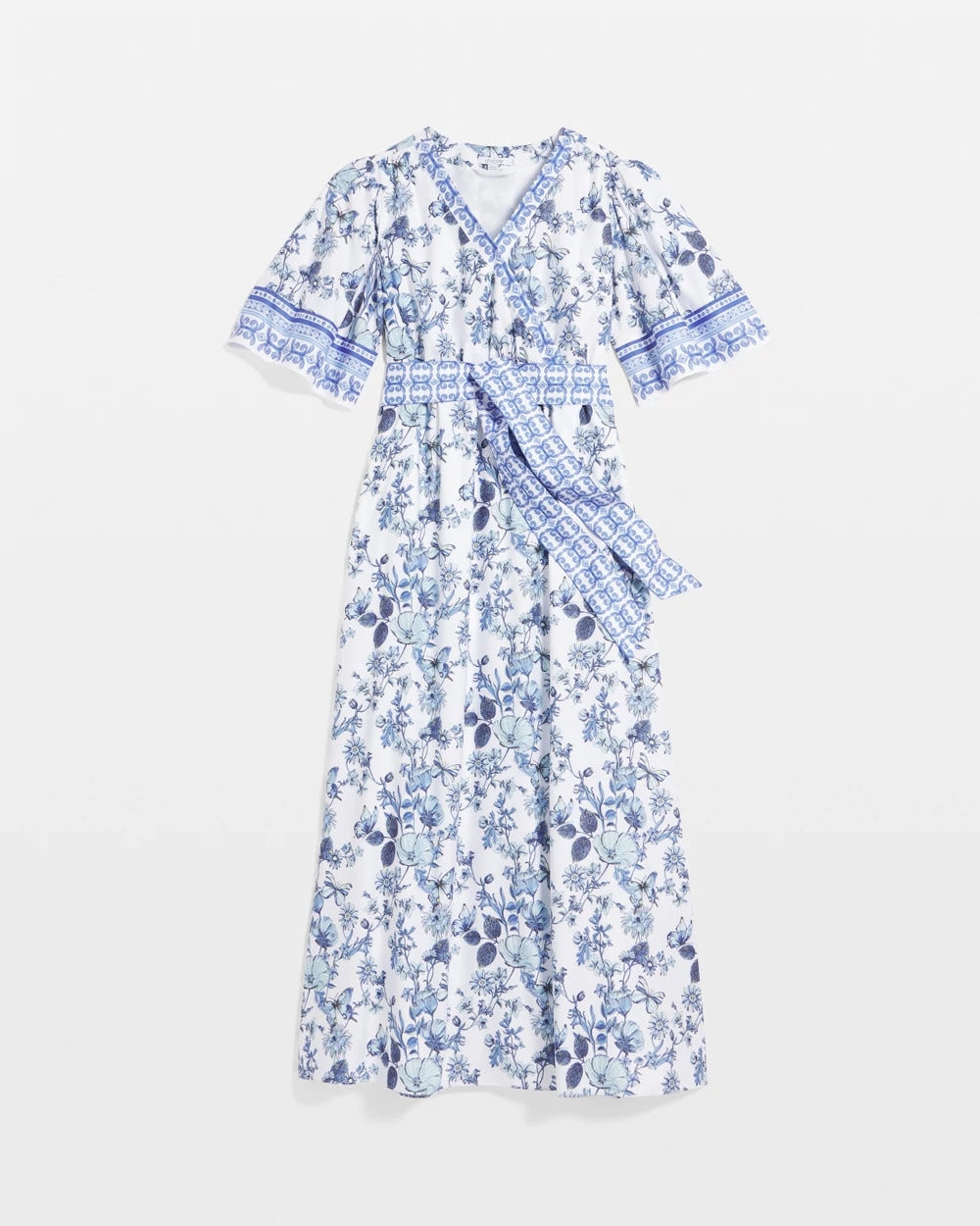Surplice Matte Satin Maxi Dress - Chico's