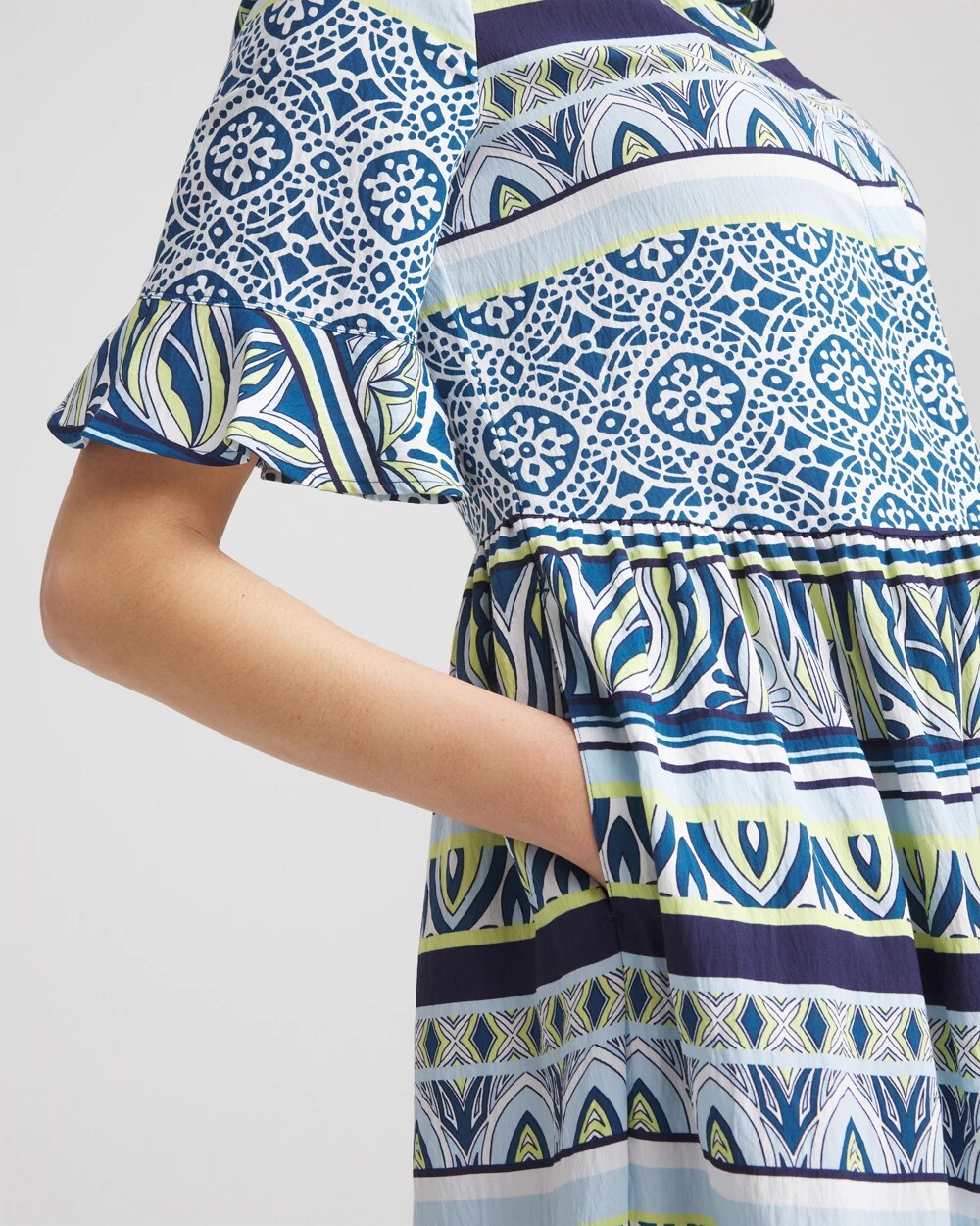 Flutter-Sleeved Maxi Dress - Chico's