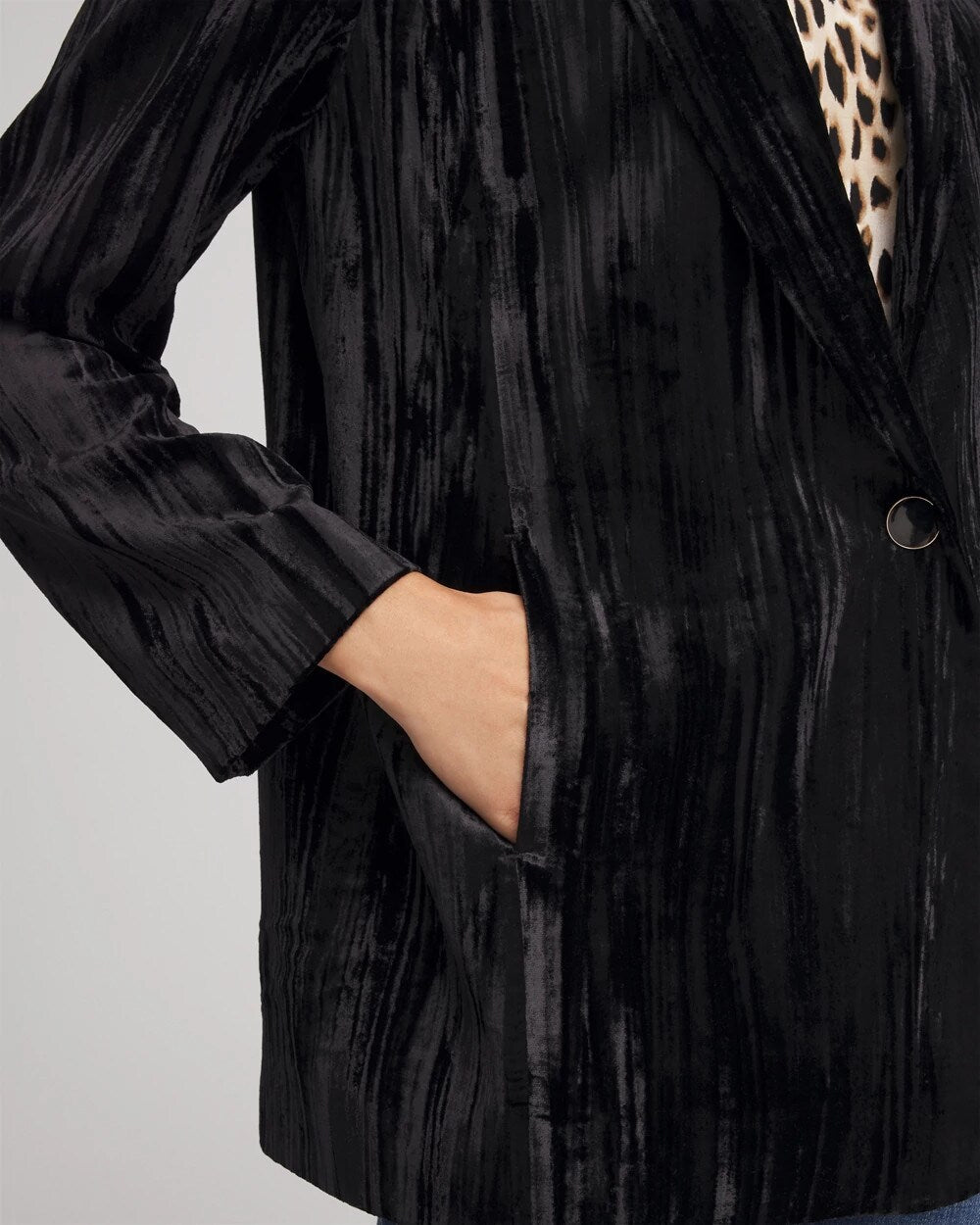 Velvet Shawl Collar Blazer - Chico's