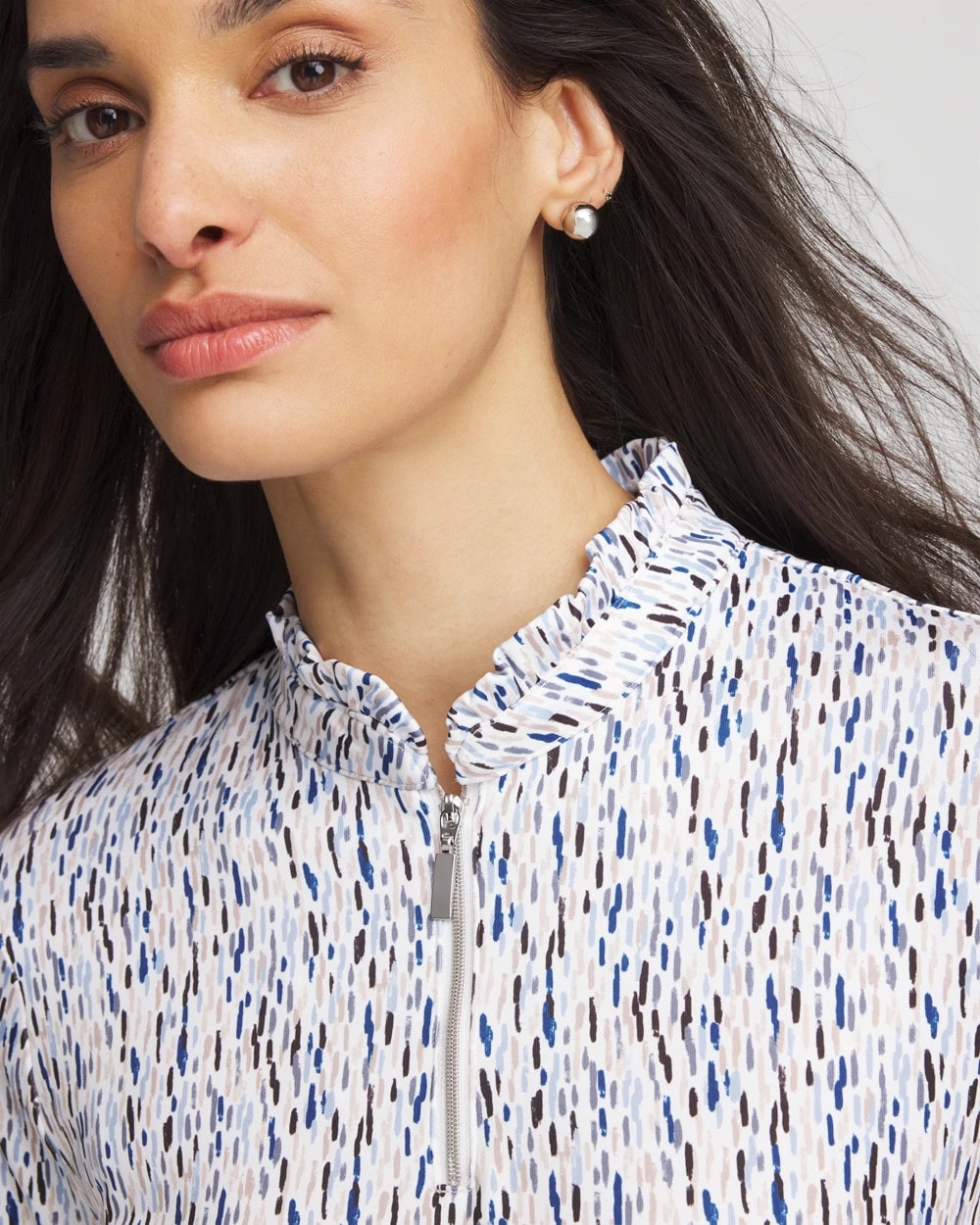 Zenergy® UPF Rice Ruffle Top - Chico's