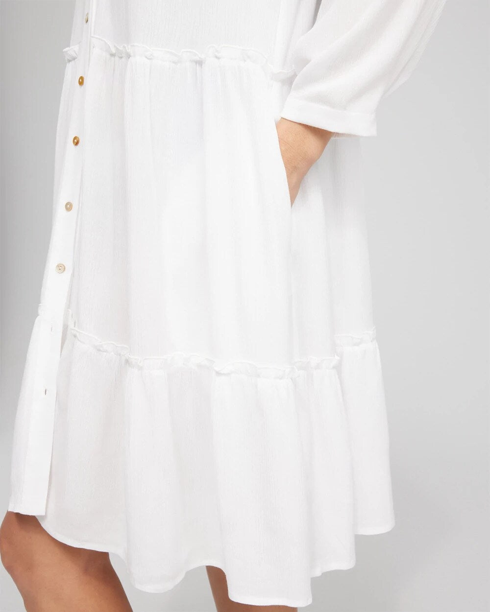 Button Front Swim Coverup - Chico's