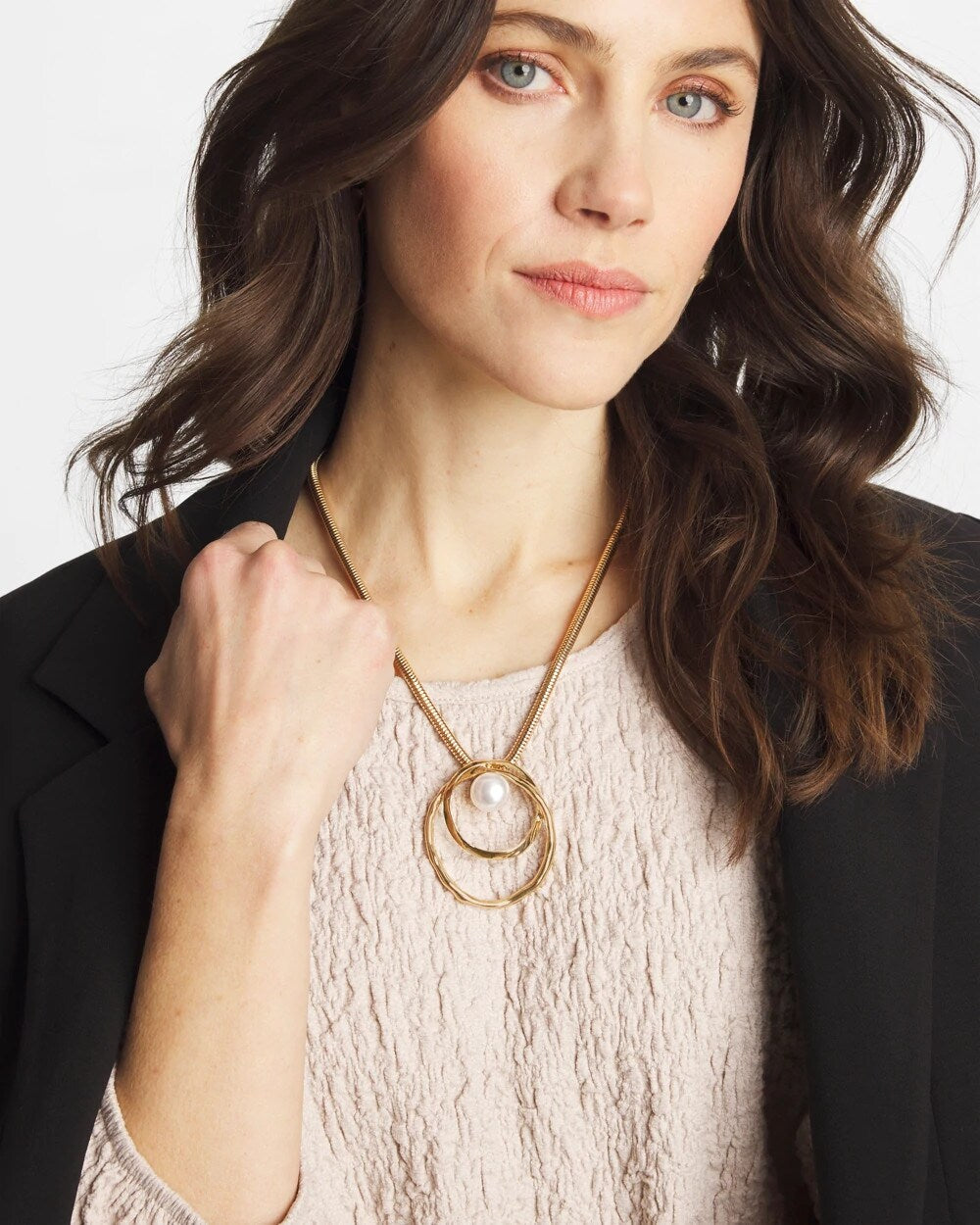 Pearl and Gold Pendant - Chico's