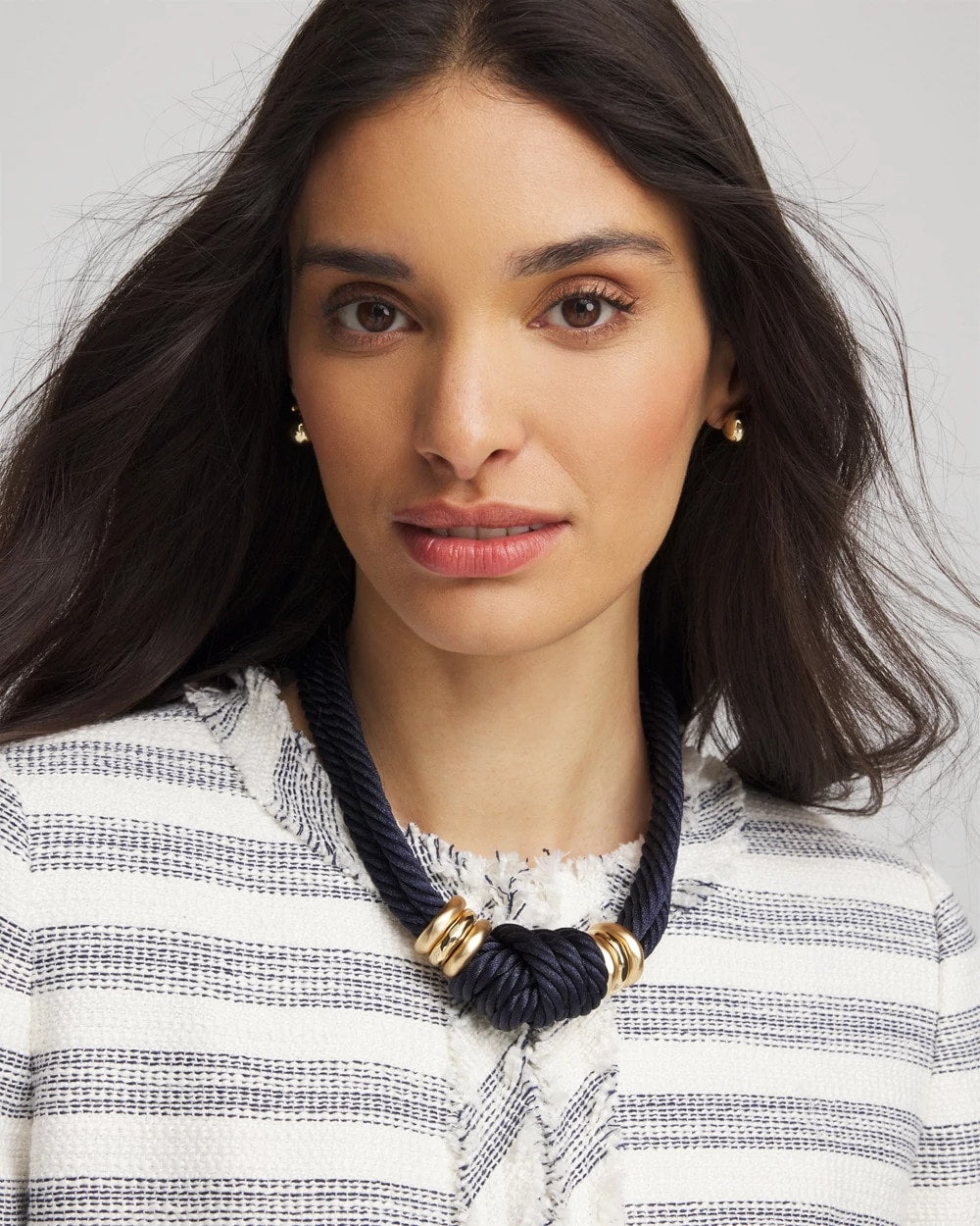 Navy Knot Rope Necklace - Chico's