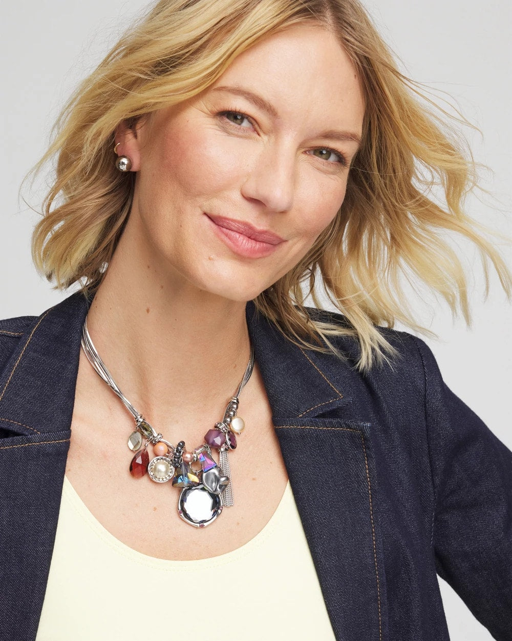 Short Aurora Charm Necklace - Chico's