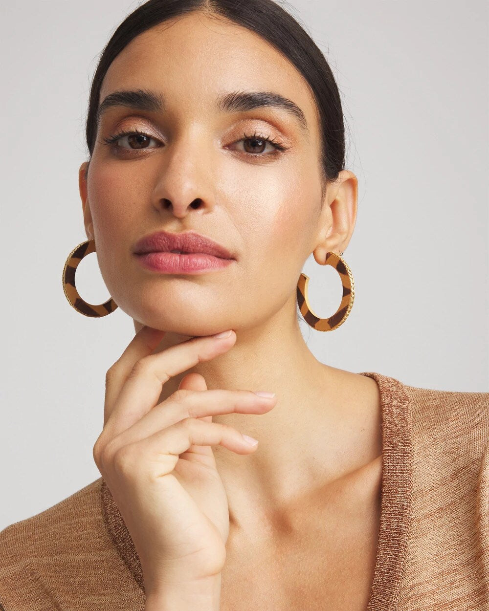 Animal Wood Hoop Earrings - Chico's