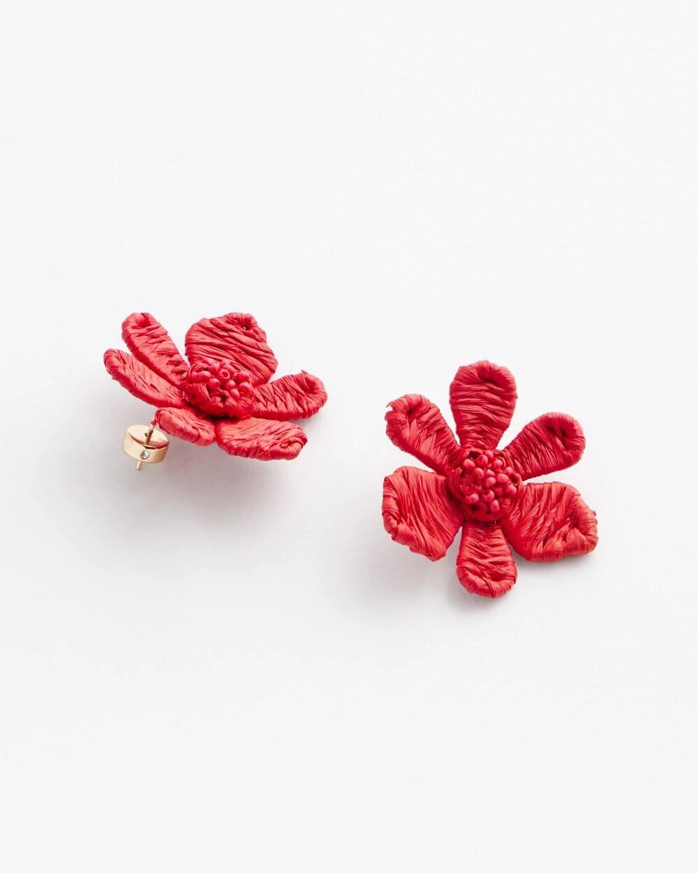 No Droop™ Coral Floral Stud Earrings - Chico's