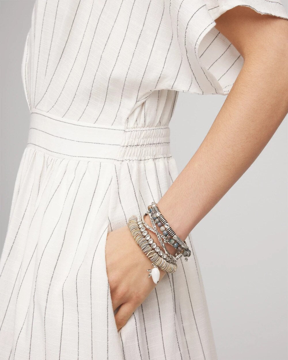 Agate Stretch Charm Bracelet - Chico's