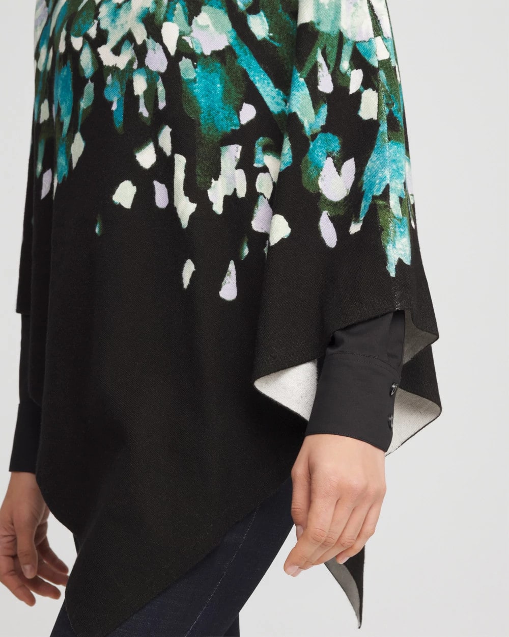 Convertible Knit Boatneck Poncho - Chico's