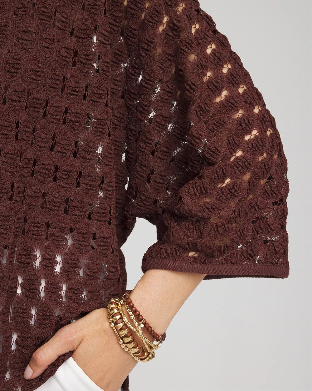 Short Woven Kimono - Chico's