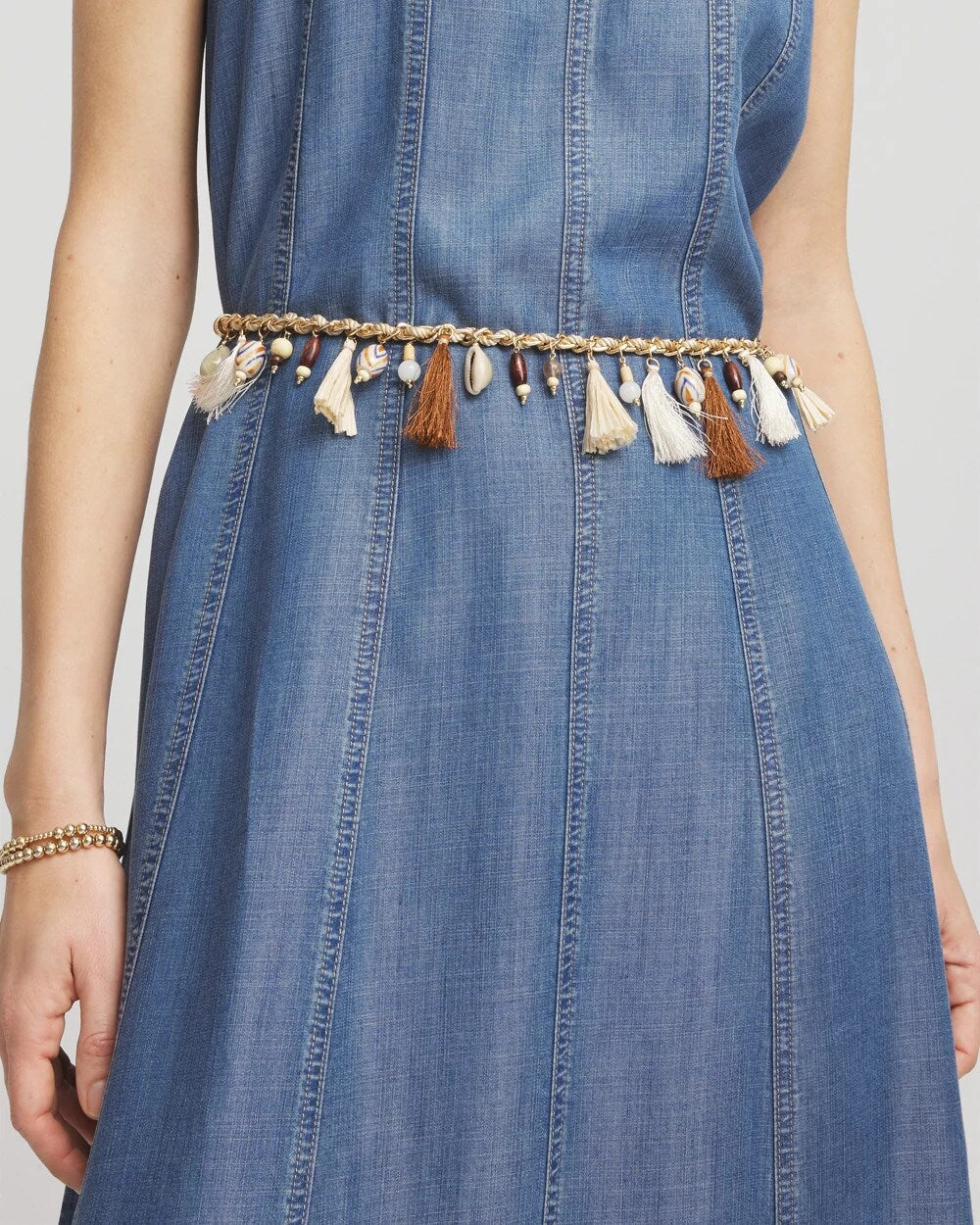 Novelty Beaded Chain Belt - Chico's