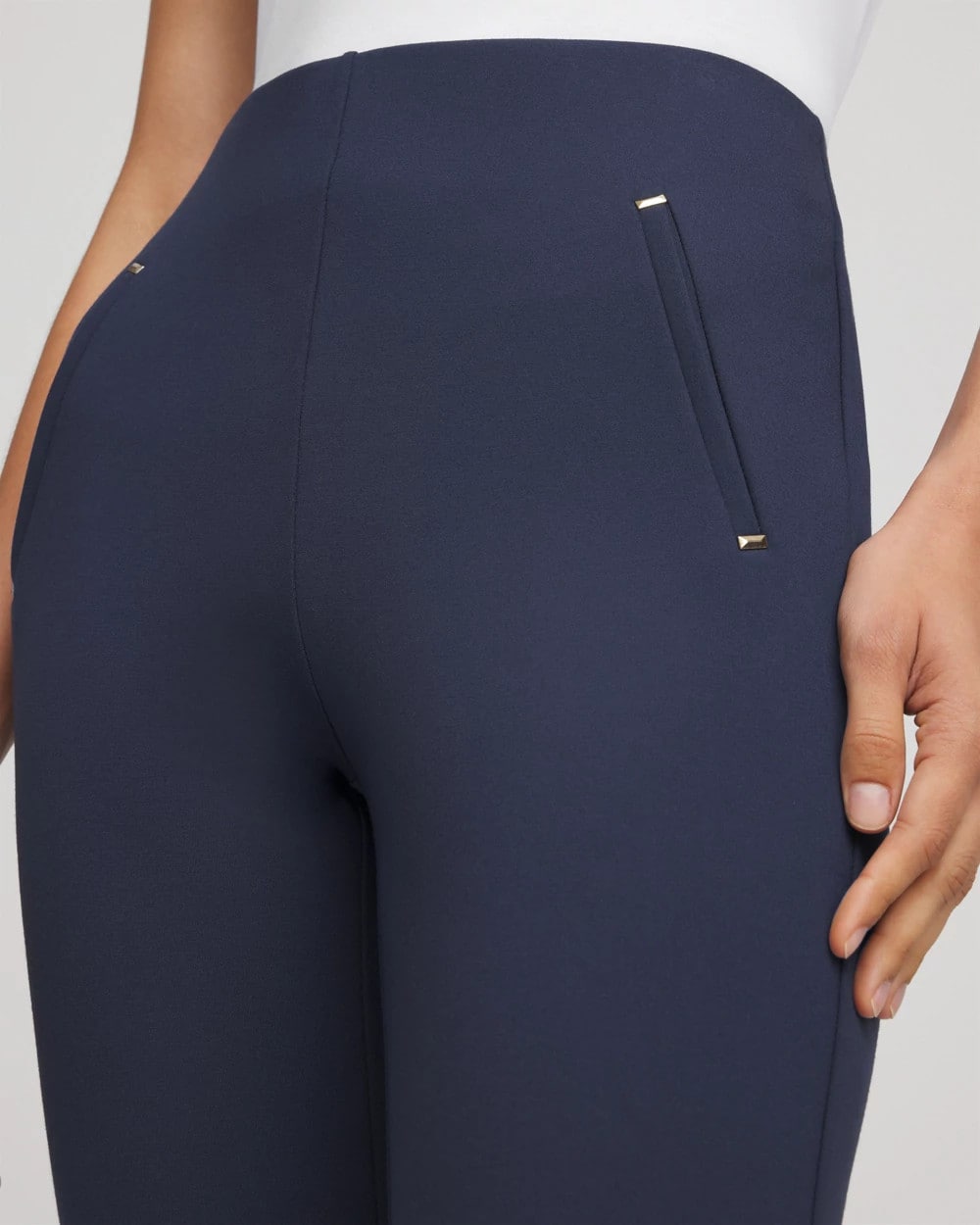 Petite Juliet Slim Trim Detail Pants - Chico's