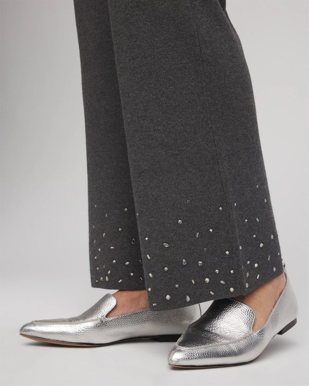 Travelers™ Embellished Straight-Leg Pants - Chico's