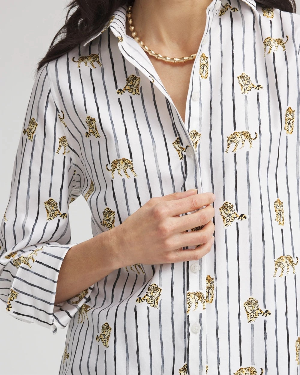 No Iron™ Leopard Graphic Shirt - Chico's