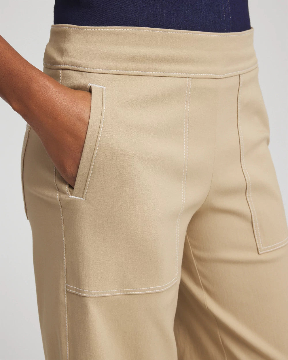 Brigitte™ Utility Wide-Leg Cropped Pants - Chico's