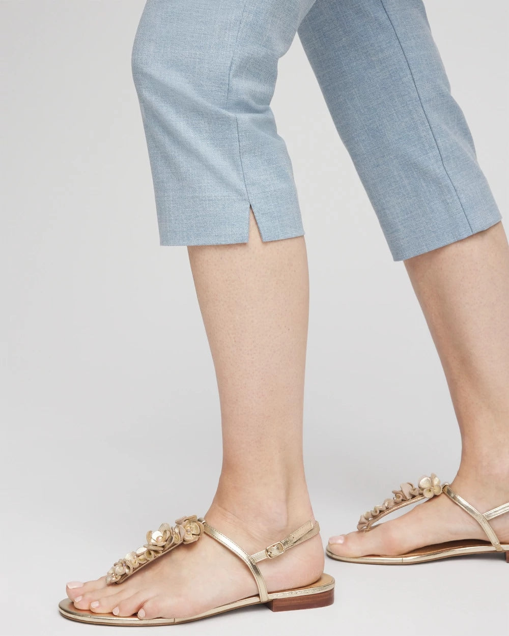 Brigitte™ Cross Dye Capri Pants - Chico's