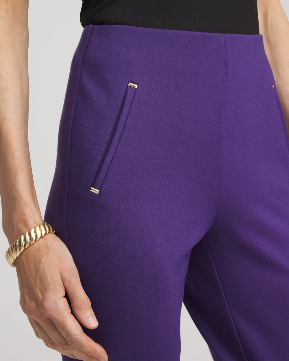 Juliet Slim Trim Detail Ankle Pants - Chico's