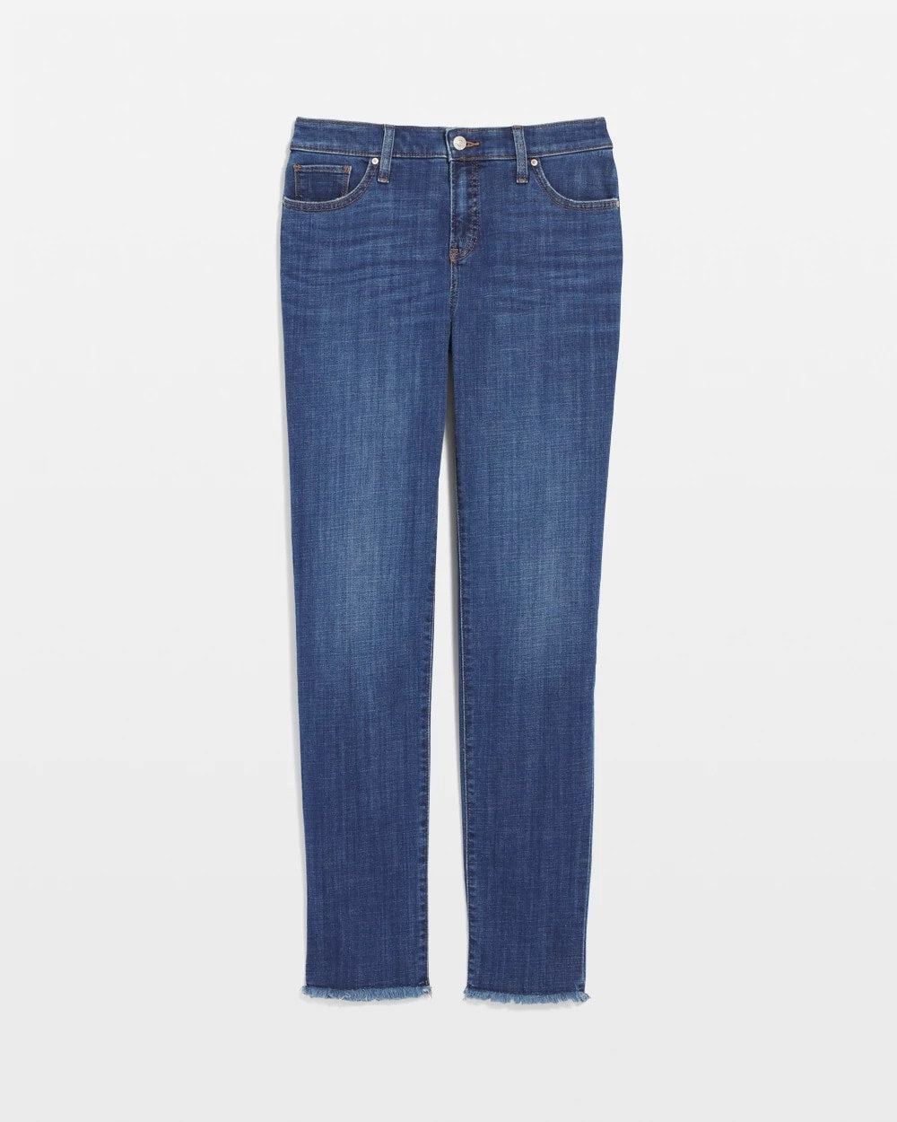 Girlfriend Slim Frayed Ankle Jeans - Chico's
